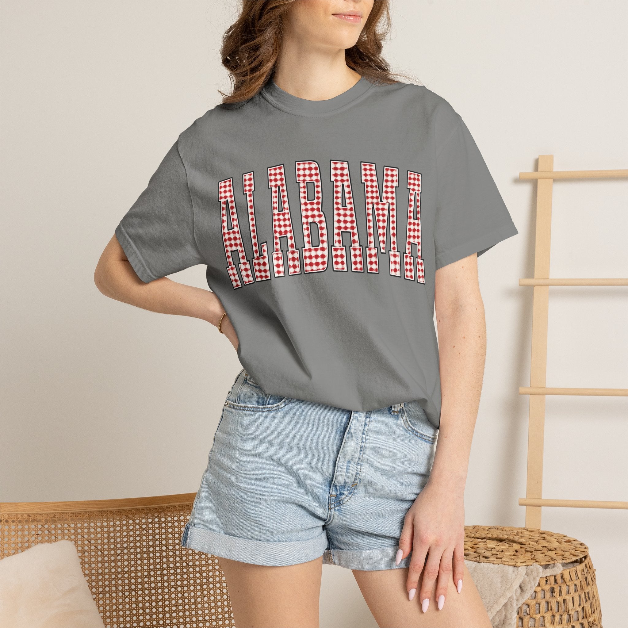 Alabama Houndstooth Graphic Tee