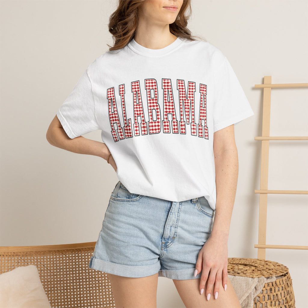 Alabama Houndstooth Graphic Tee