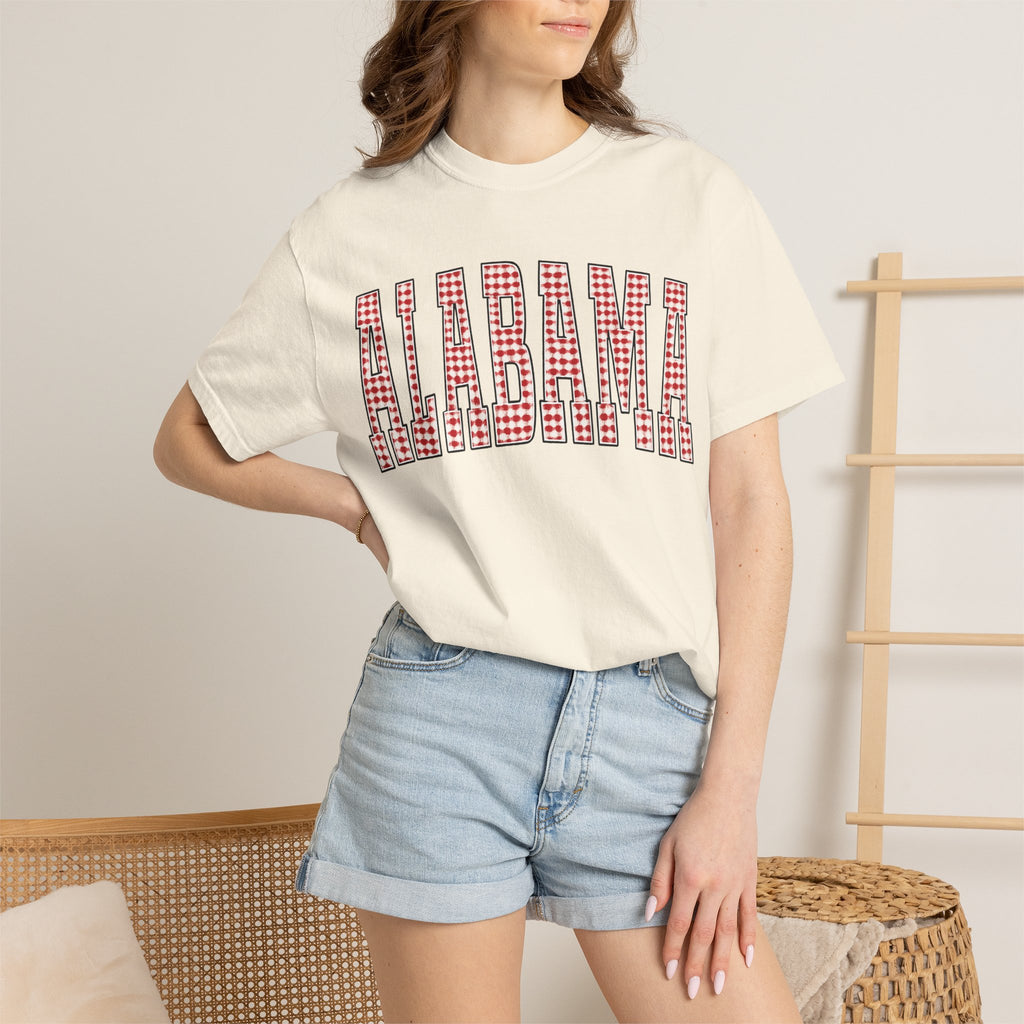 Alabama Houndstooth Graphic Tee