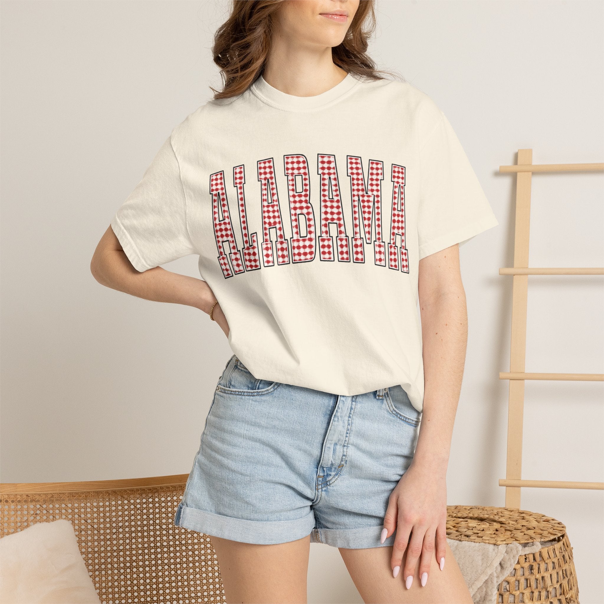 Alabama Houndstooth Graphic Tee