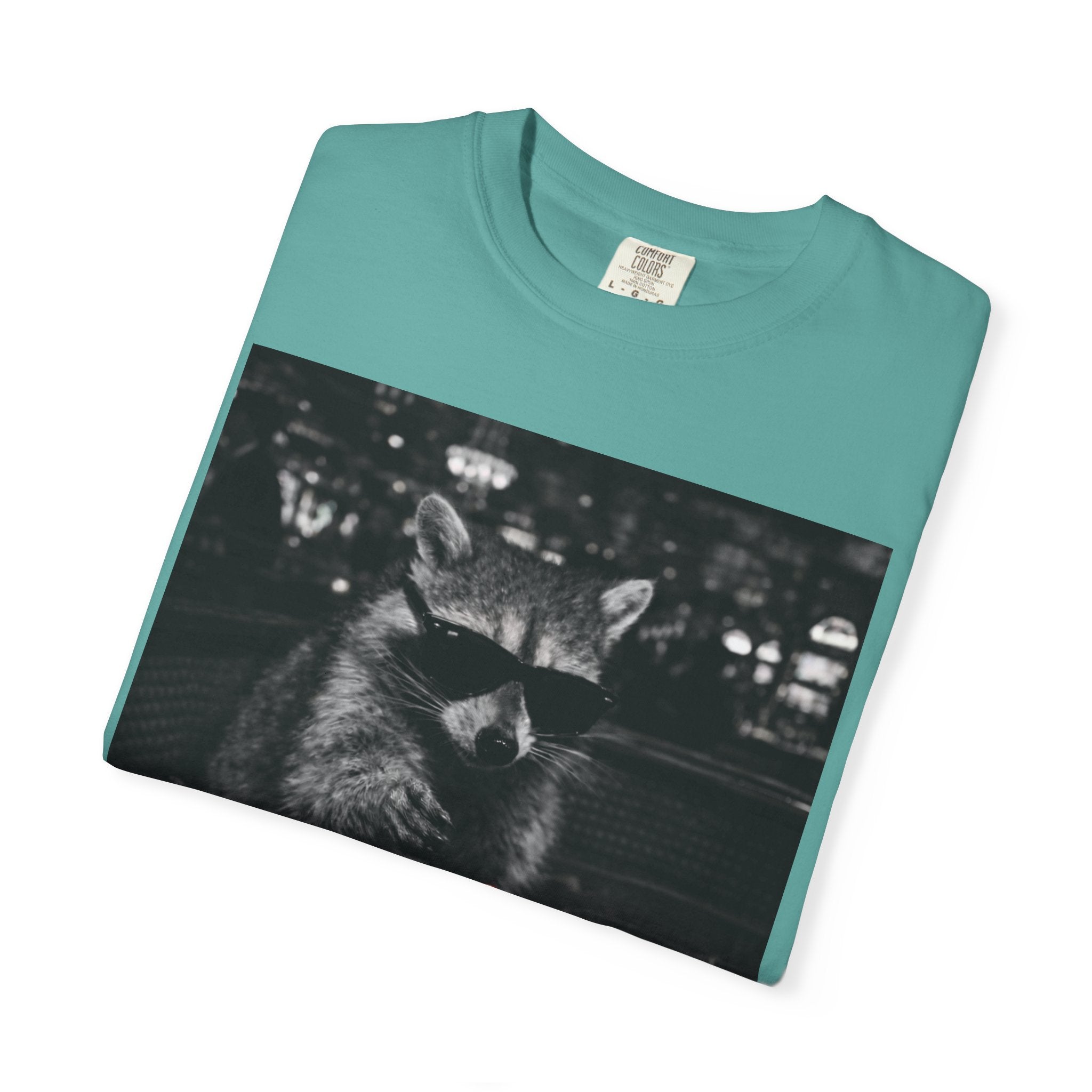 Racoon Tumbling Dice Vegas Tee