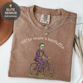 Joker on Bicycle Off to Cause a Kerfuffle T-shirt