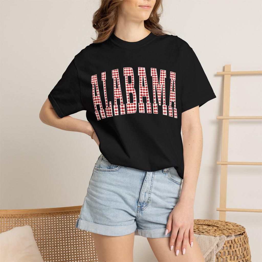 Alabama Houndstooth Graphic Tee