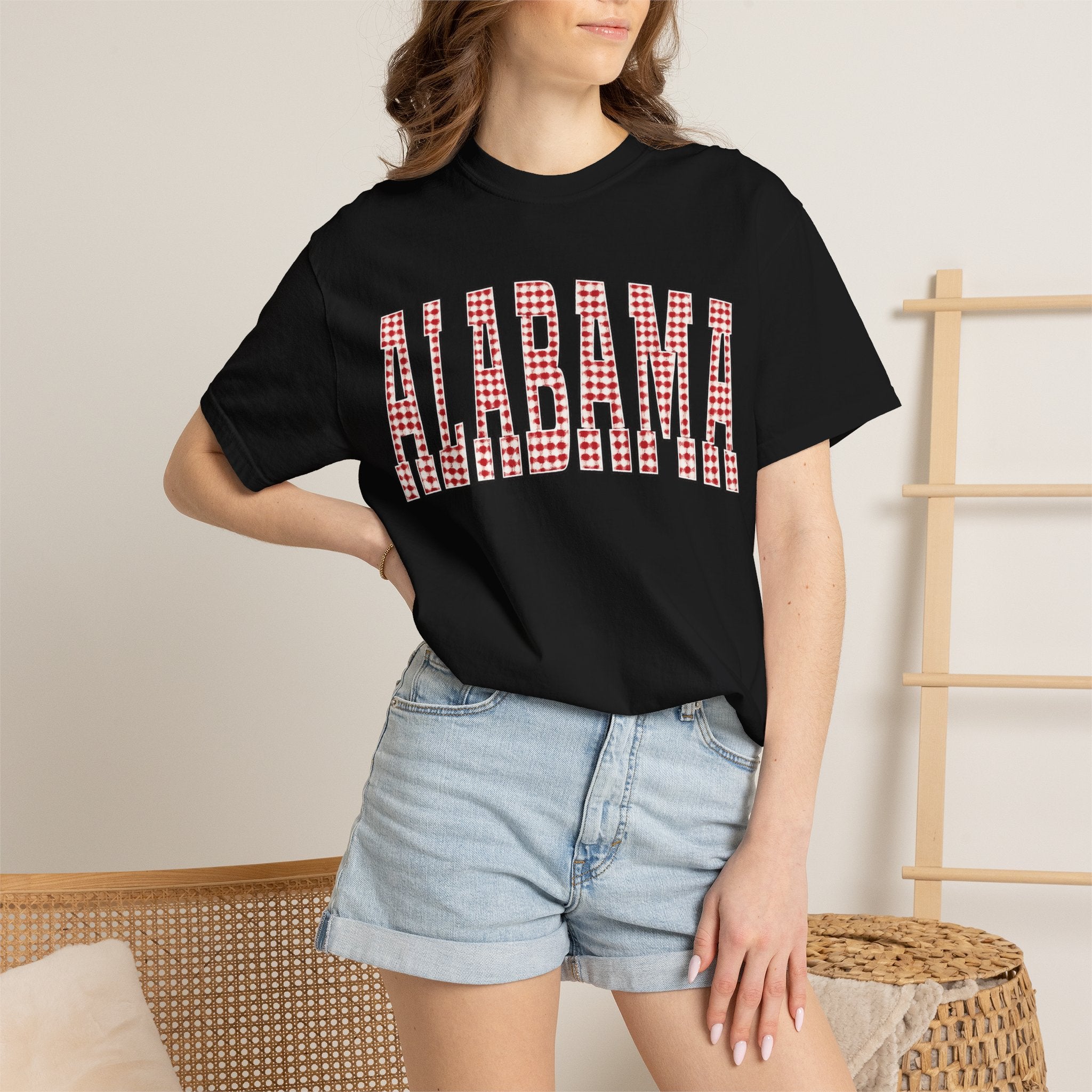 Alabama Houndstooth Graphic Tee
