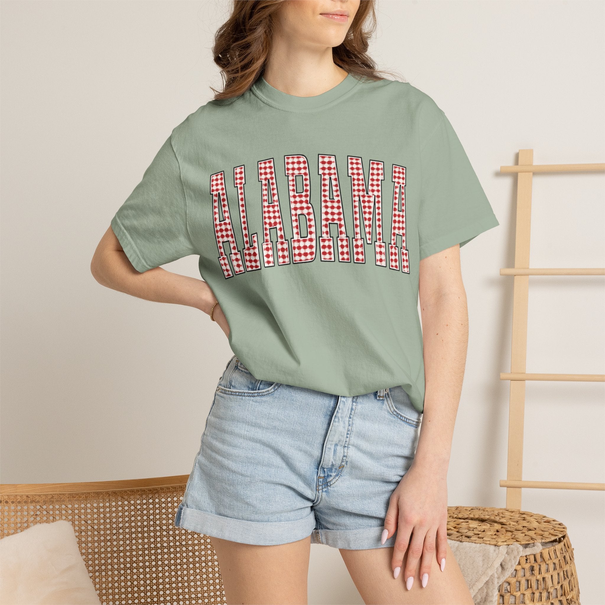 Alabama Houndstooth Graphic Tee