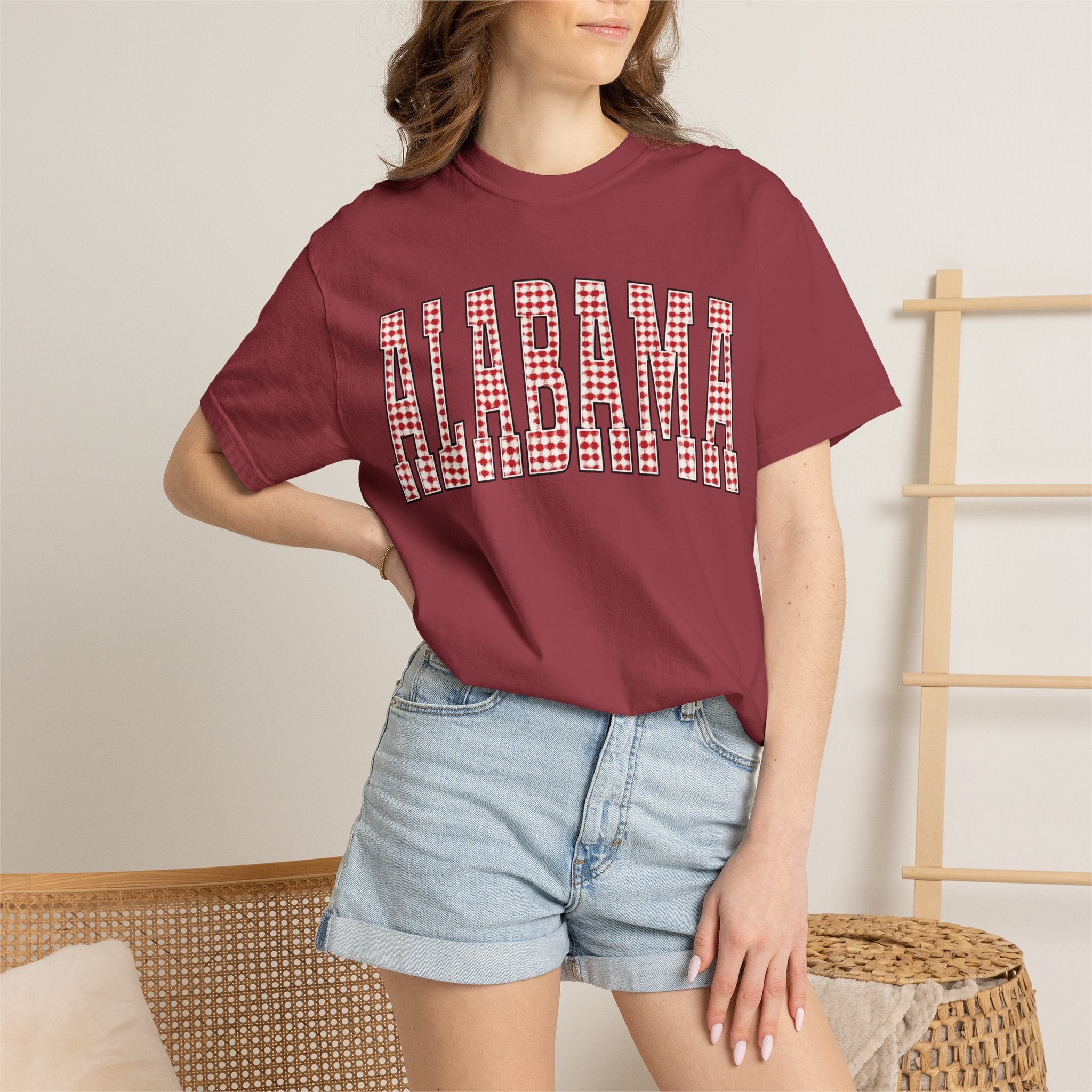 Alabama Houndstooth Graphic Tee