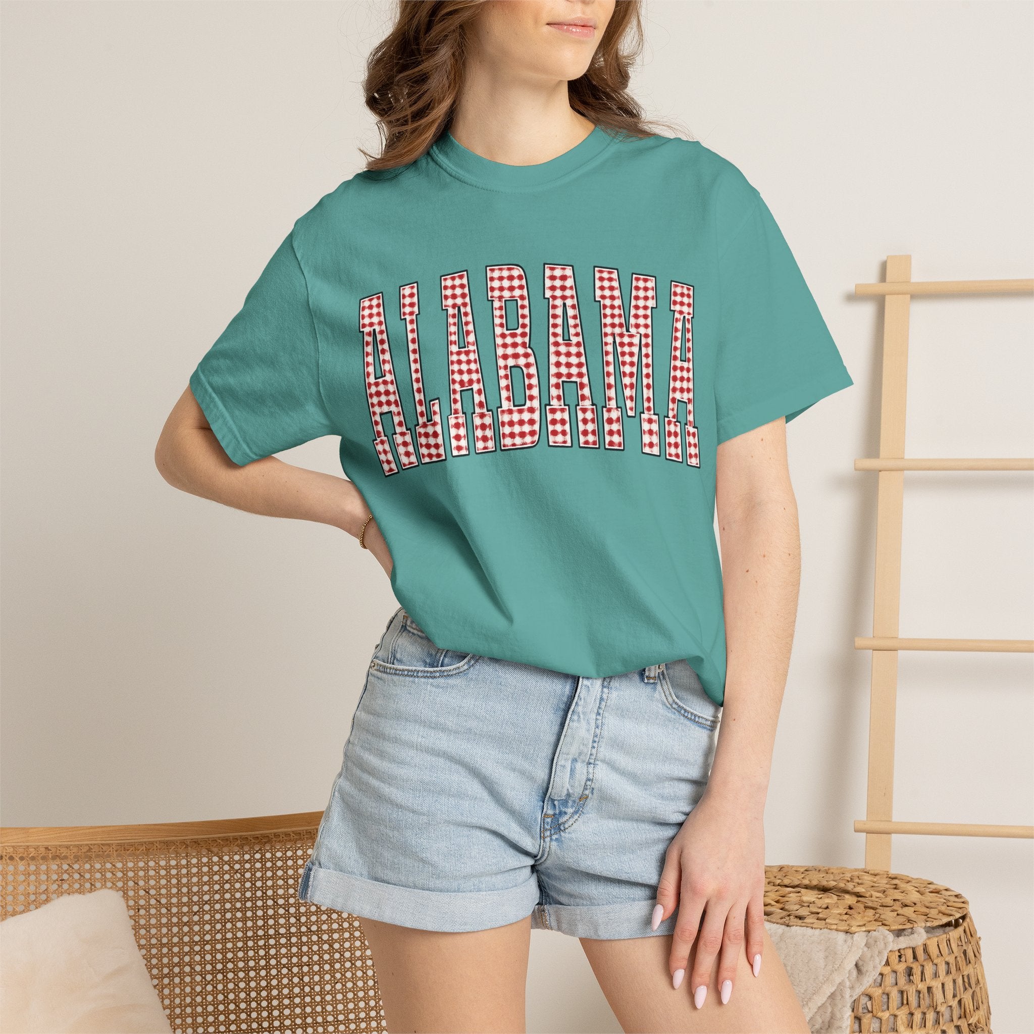 Alabama Houndstooth Graphic Tee
