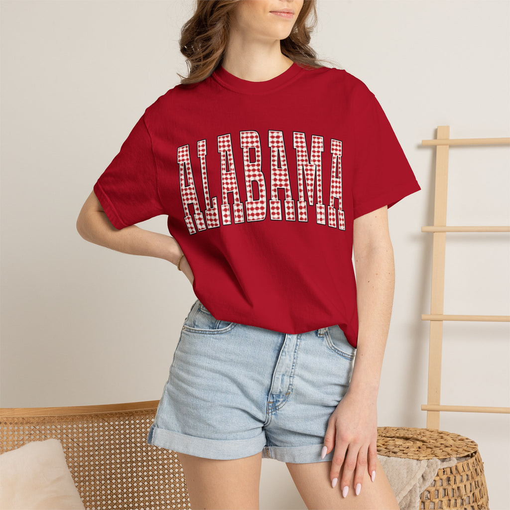 Alabama Houndstooth Graphic Tee