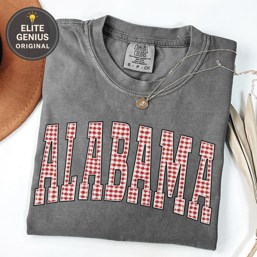 Alabama Houndstooth Graphic Tee