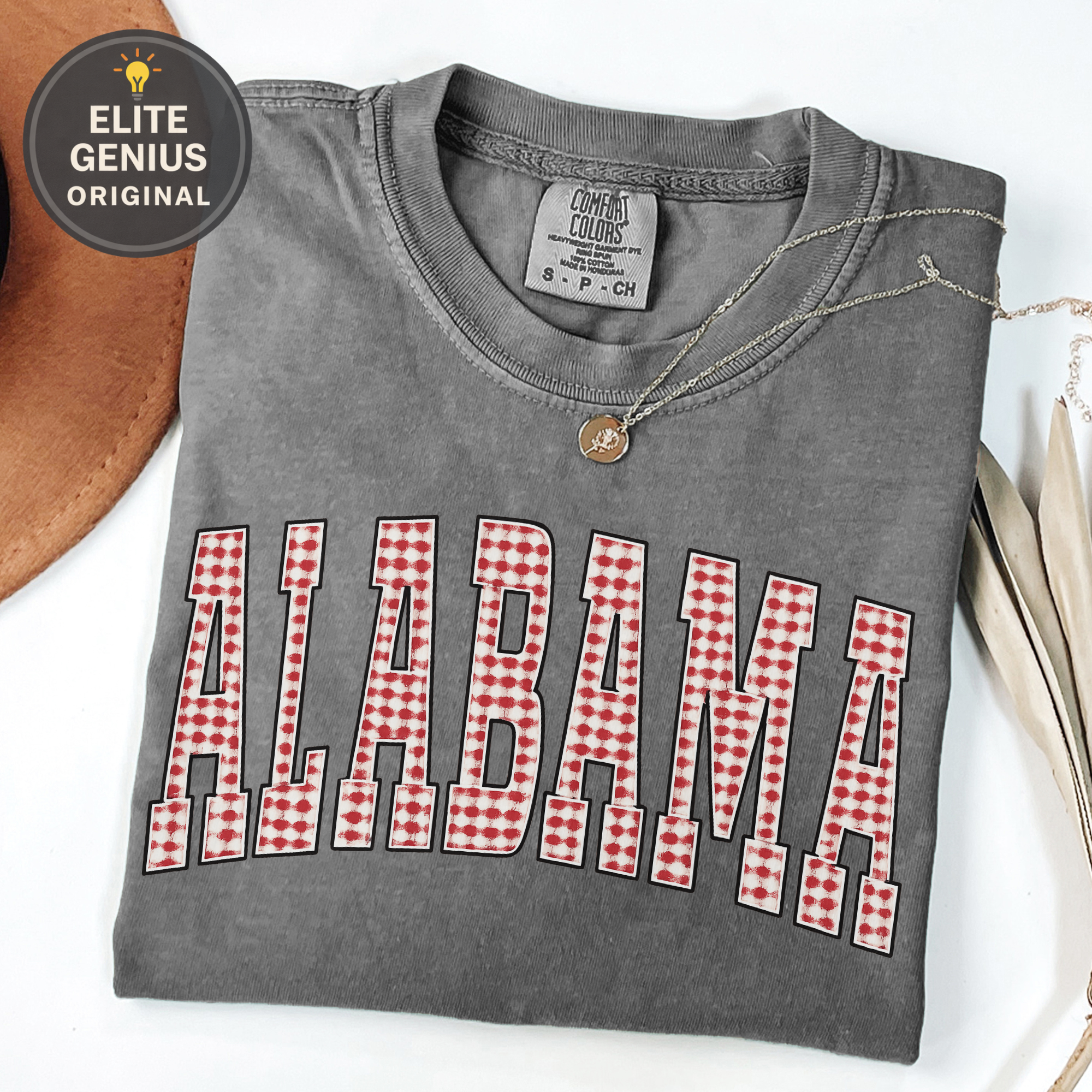 Alabama Houndstooth Graphic Tee